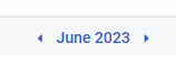 Screenshot of the date icon in Genesys workspace views. This one says "June 2023."